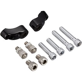 Kijima HD-019012 Motorcycle Parts Front Turn Signal Stay Set Inner Tube for φ39 Black