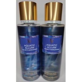 Victoria's Secret 2 VICTORIA'S SECRET AQUATIC ALLURE FRAGRANCE MIST 8.4 FL OZ