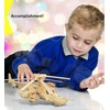 Puzzled 3D Puzzle Black Shark Helicopter Wood Craft Construction Model