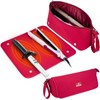 Hair Tools Travel Bag with Heat Resistant Mat and Lining,