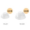 Heads M-LID1 Clear Cup Lid - 1 (50 Pieces) Transparent