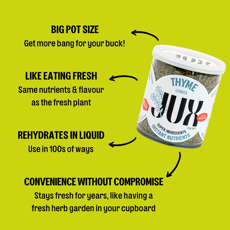 JUX Freeze-Dried Herb Bundle | 100% Natural & Nutrient-Rich |