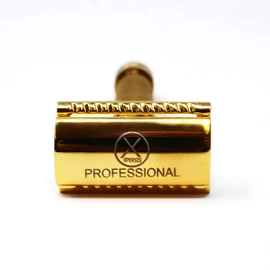 XPERSIS PRO Safety Razor For Men Double Edge Real Hand Crafted German Steel Gold