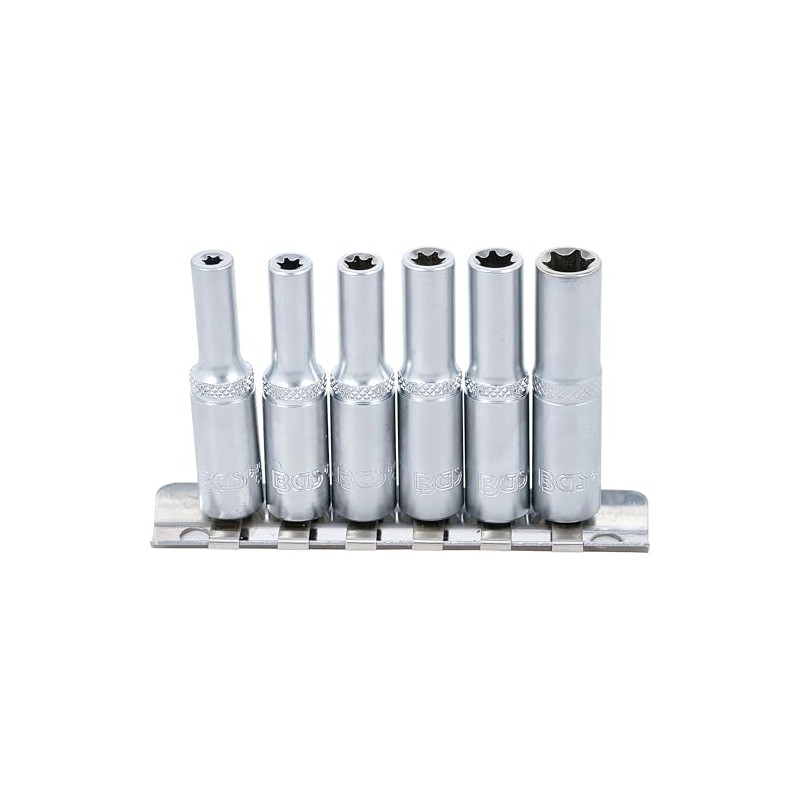 BGS 6403 E-Profile E4 Deep Socket Inserts, E10, 6, 3