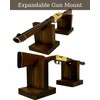 LITAITAI Wood Gun Display Stands Rifle Rack Gun Rack for
