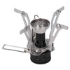 Backpacking Stove High Temperature Resistance Lightweight Foldable Gas Stove Adjustable