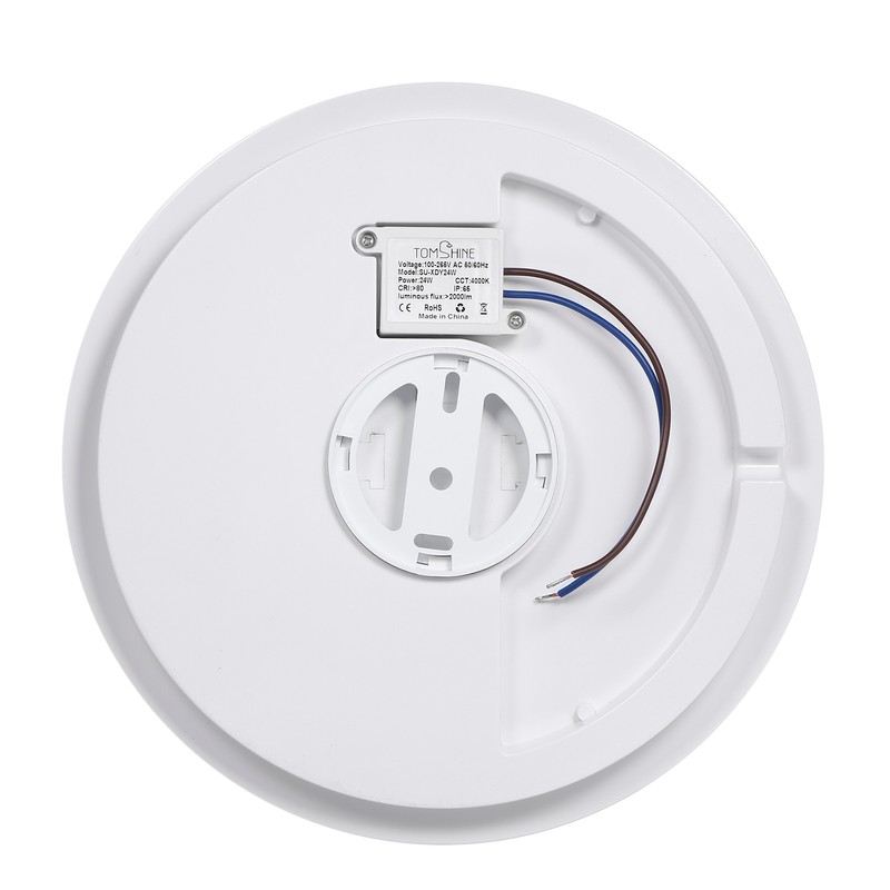 [通拓商品]Tomshine 100-265V 24W LED Ceiling Light IP65 Water-resistant 4000k Natural