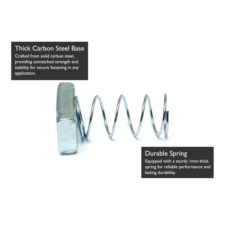 Strut Channel Long Spring Nuts for 41mm Channels - Available