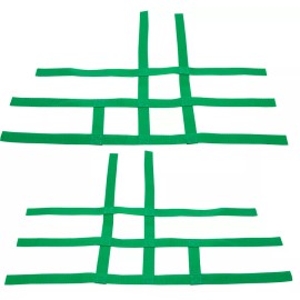 Alba Racing Raptor 700 660 Nerf Bar Nets  Fits Alba Tusk  with heel guards Green J