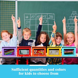 100 Pieces Zipper Binder Pencil Pouches 3 Ring Binder Pouches in Assorted Colors Zipper Pouches Case with Mesh Window Ring Binder Pencil Bags Case or Office School Students Supplies