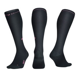 STOX Energy Socks, Women's Compression Stockings, Compression Class 23-32 mmHg, Support Stockings, Health Socks, Medical Compression Socks, Thrombosis Stockings, Knee Socks, Socks, Merino Wool, Black