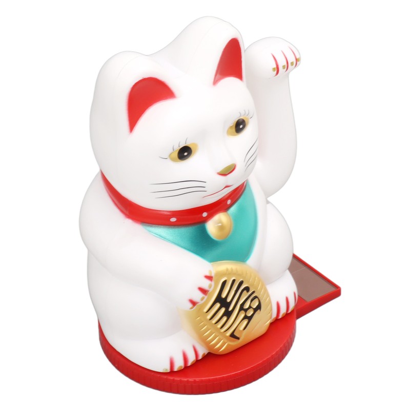 Solar Energy Powered Wealth Welcoming Cat with Waving Arm 6