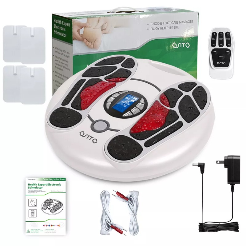 OSITO TENS EMS Foot Circulation Massager Machine Legs Blood Booster