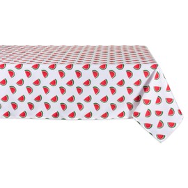 DII Watermelon Outdoor Tabletop Collection, Stain Resistant & Waterproof, Tablecloth, 60x84