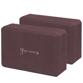 Yogaworks Yoga Blocks, Set of 2, red