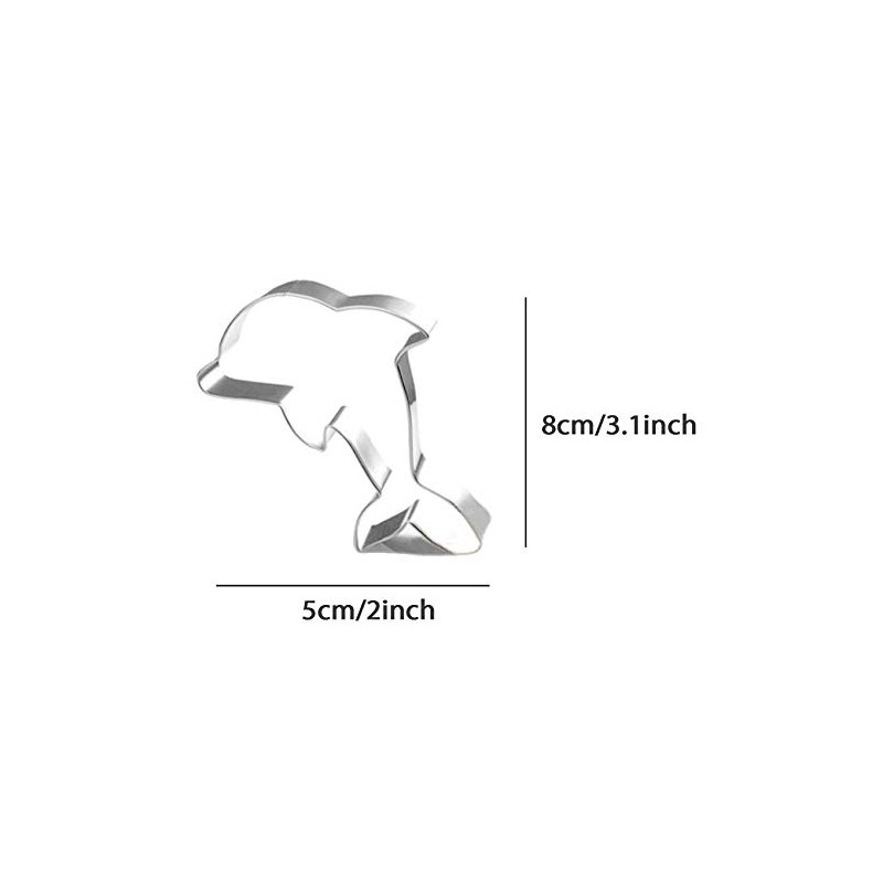 ZDYWY Dolphin Shaped Cookie Cutter