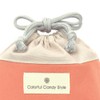 COLORFUL CANDY STYLE N7019000 Drawstring Bag, Medium, Gussetless Lunch Bag,