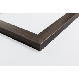 Gango Home Decor Glam Geo Beauty and Sass I - Wear It & Geo Beauty and Sass II - Lipstick First by Sue Schlabach (Ready to Hang); Two 12x12in Brown Framed Prints