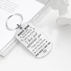 Resdink Bonus Mom Keychain, Remember I Love You Bonus Mom