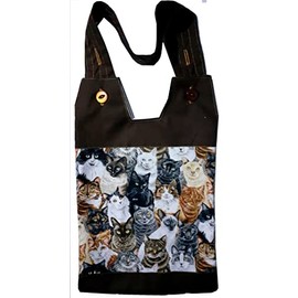 Cats. Catheter Night Bag Holder, Cover.100% Cotton.