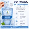 Gentle Cooling Wipes for Hot Flashes and Warm Weather