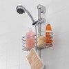 Metaltex Polytherm Coated Viva Bathroom Shower Caddy with Pole Grip