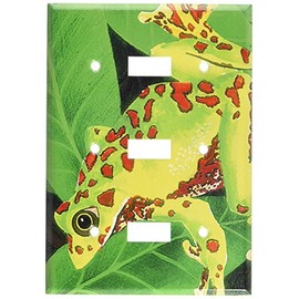 Art Plates - Frogs Switch Plate - Triple Toggle