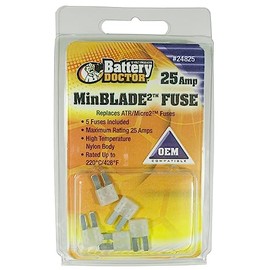 Wirthco Engineering Inc 24825 Fuse Minblade 25A 5-Pack
