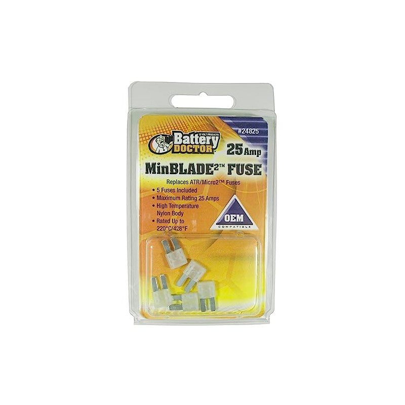Wirthco Engineering Inc 24825 Fuse Minblade 25A 5-Pack