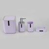 Hosoncovy 4 PCS Bathroom Accessory Set Bathroom Container Set with