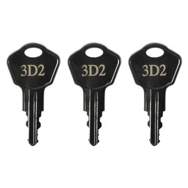 Niahm Sentry Safe Replacement Keys Model 1100-Codes 3A2 for Sentry Safe Key (Key 3D2)(3 Pcs)