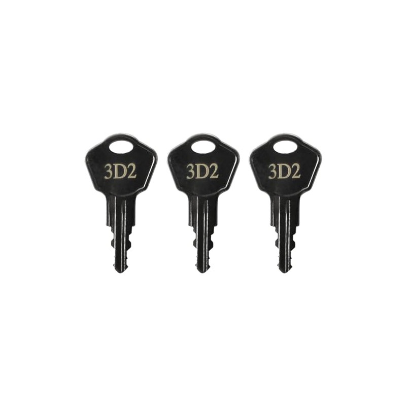 Niahm Sentry Safe Replacement Keys Model 1100-Codes 3A2 for Sentry