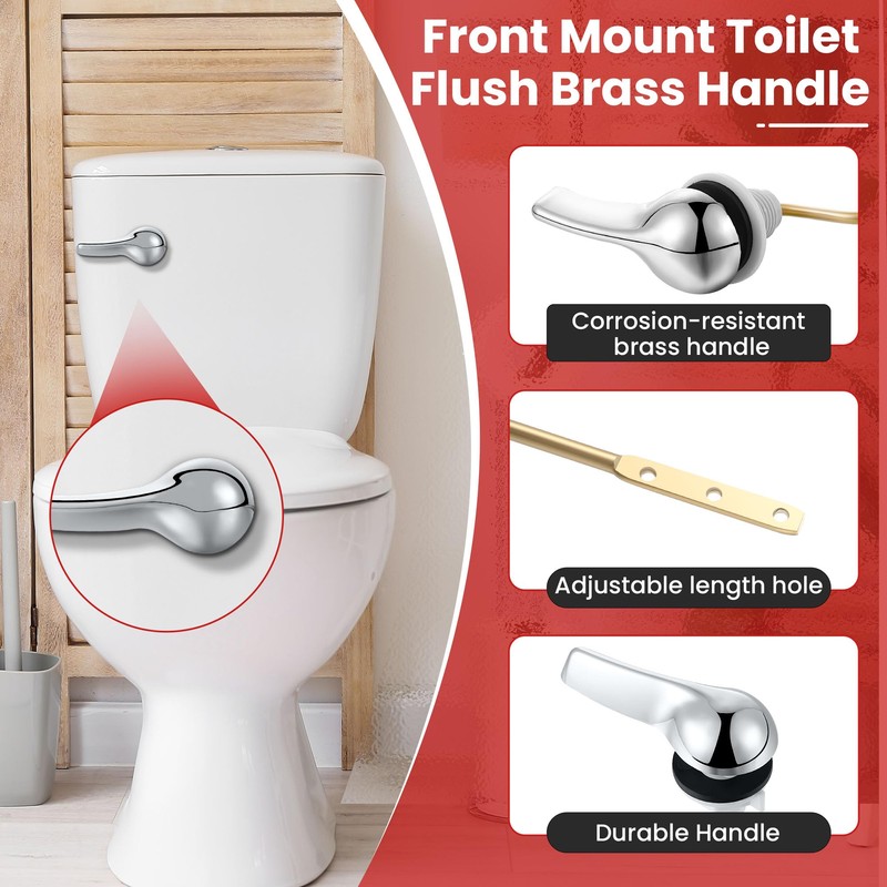 Saillong Universal Toilet Tank Replacement Kit, Include Toilet Fill Valve,