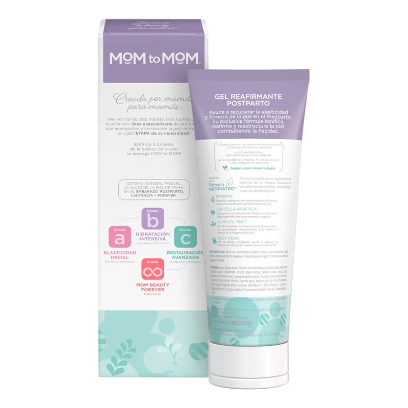Gel Reafirmante Postparto Mom To Mom 230 Gr