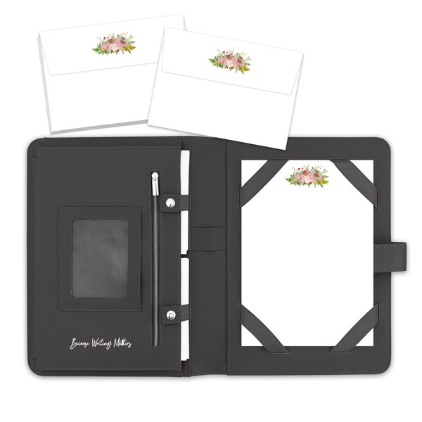 Me Loovely Flower Bouquet Letter Writing Paper and Envelopes Set