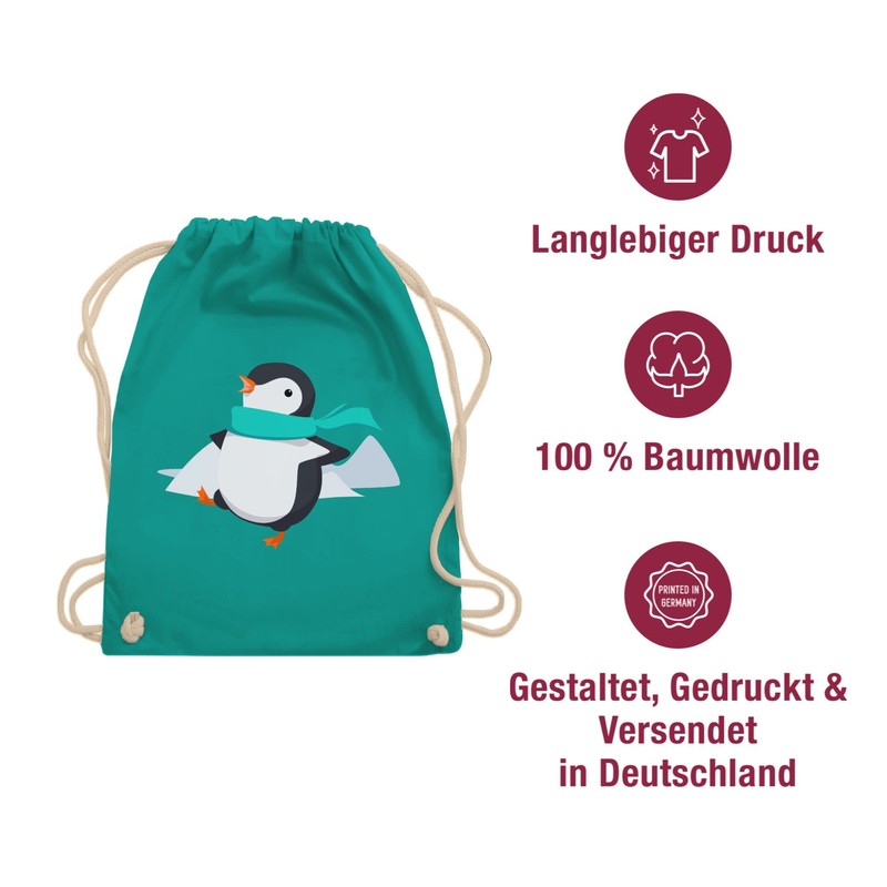 Shirtracer - Gym Bag Backpack - Animal Print - Happy