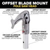 Jameson PS-3FPS1 Tri-Cut Pole Saw Head Kit, 13-Inch Barracuda Blade,