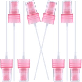 Winsyison 8pcs Fine Mist Sprayer Caps, Plastic Spray Bottle Nozzle, Nozzle Tops Replacement for Cleaning Solutions- Pink