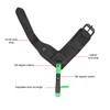 Adjustable Archery Compound Bow Release Aid with Comfortable Wrist Strap
