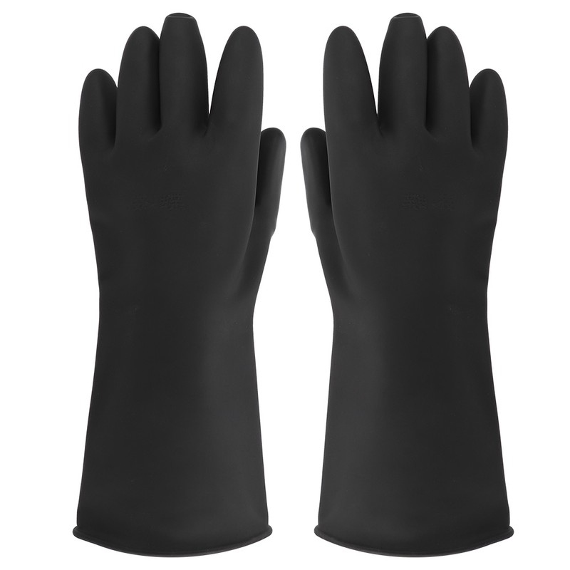 Chemical Protective Rubber Gloves Long Sleeve Acid and Alkali Resistance