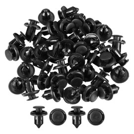 X AUTOHAUX Push Type Retainer Clips No.91503SZ3003 - Car Inner Bumper Door Fender Fastener Rivet Kit - for Honda Accord 1997-2011 Plastic Black - 40 Pcs