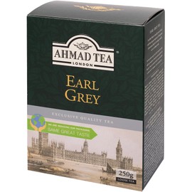 Ahmad Tea Earl Grey Tea Leaves, 8.8 oz (250 g), Paper Box, Black Tea, Leaf, United Kingdom, Large Capacity, Commercial Use, Cafe, AHMAD TEA