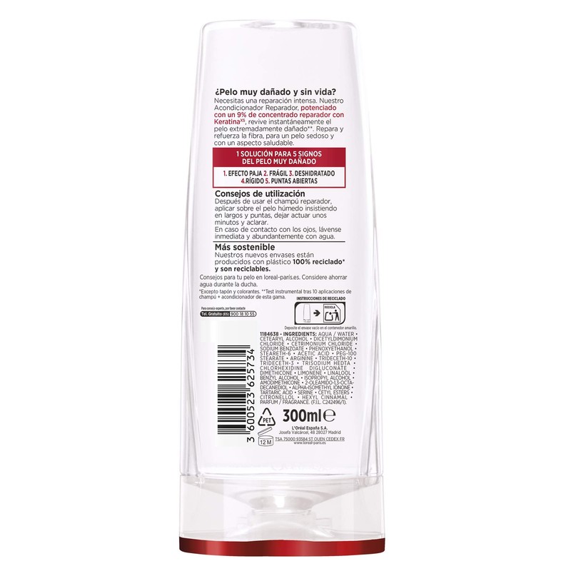 L'Or閍l Paris Elvive Total 5 Conditioner, 300 ml