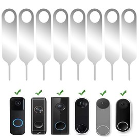 8 Pcs Doorbell Security Pin Key, Release Key Security Removal Tool Replacement,Compatible with All Models of Nest Video Doorbell