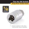 Titan 15614 1/2-Inch Drive x 14mm Hex Bit Socket