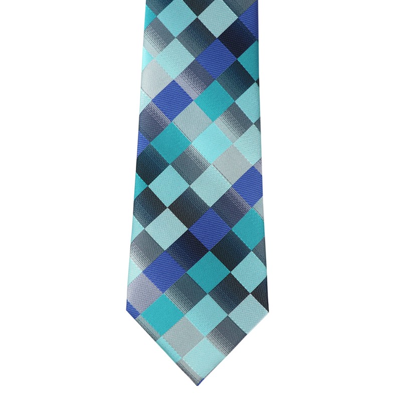 Ctskyte - Corbatas de cuadros para hombre, diseño de diamante,