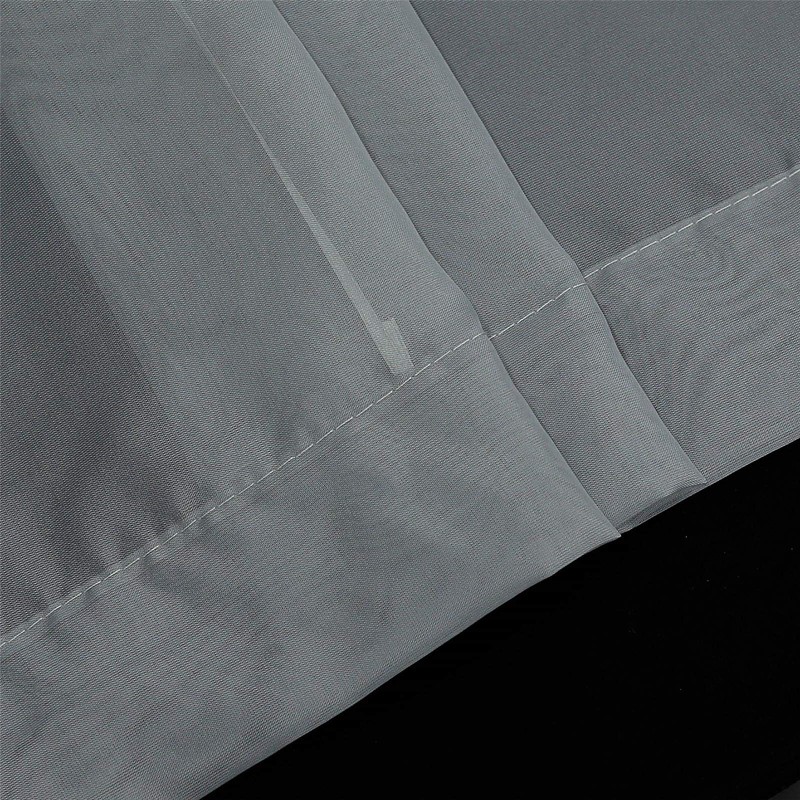 ESLIR Roman Blind, Kitchen Roman Curtain with Drawstring, White Voile