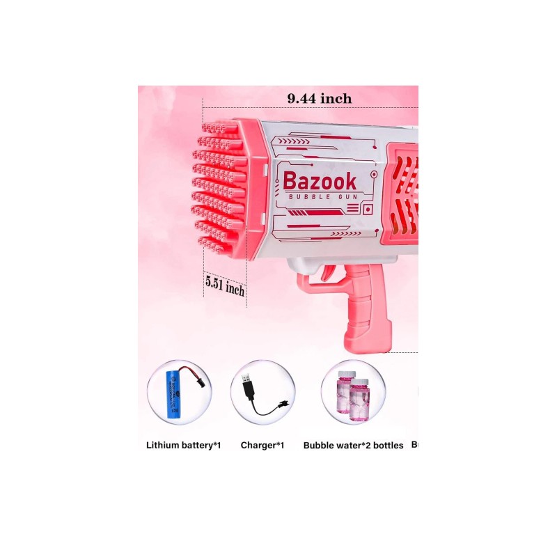 Bazooka Bubble Gun, Bazooka Bubble Gun, 69 Hole Bubble Gun