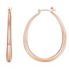 Gelanmeng Chunky Hoop Earrings for Women - 14k Gold Plated