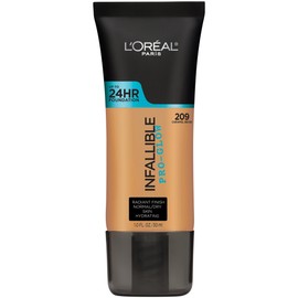 L'Oréal Paris Infallible Pro-Glow Foundation, Caramel Beige, 1 fl; oz.